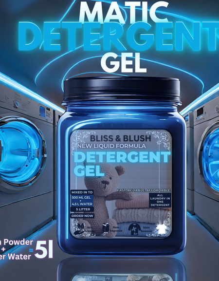 Detergent Liquid Gel 500gm lavender | In 500Gm Powder Can Make Upto 5 LTR. Liquid