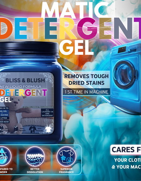 Detergent Liquid Gel 500gm lavender | In 500Gm Powder Can Make Upto 5 LTR. Liquid