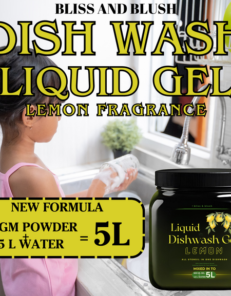 Dish Wash Liquid Gel | In 500Gm Powder Can Make Upto 5 LTR. Dish Wash Liquid