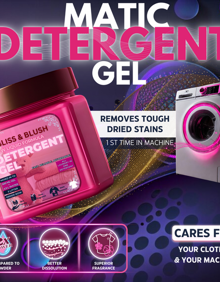 Bliss And Blush Detergent Liquid Rose | In 500Gm Powder Can Make Upto 5 LTR. Liquid