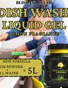 Dish Wash Liquid Gel Lemon | In 500Gm Powder Can Make Upto 5 LTR. Liquid