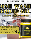 Dish Wash Liquid Gel Lemon | In 500Gm Powder Can Make Upto 5 LTR. From Dish Wash Gel