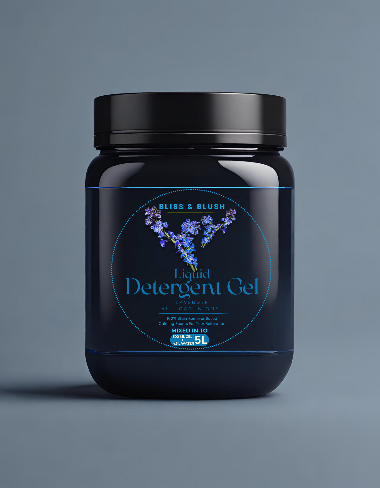 Detergent Liquid 500gm Gel | In 500Gm Powder Can Make Upto 5 LTR. Liquid