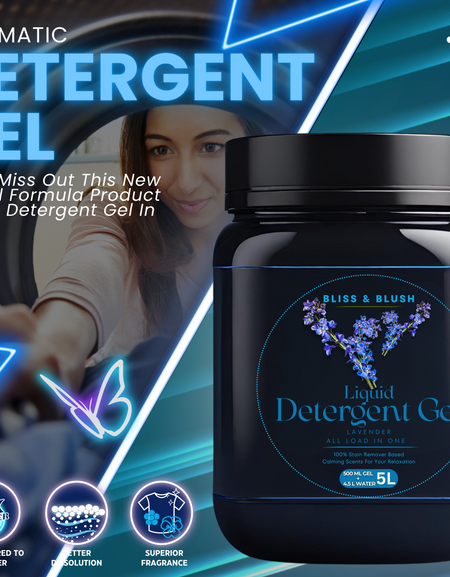 Detergent Liquid 500gm Gel | In 500Gm Powder Can Make Upto 5 LTR. Liquid