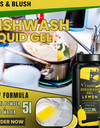 Dish Wash Liquid Gel Lemon | In 500Gm Powder Can Make Upto 5 LTR. Liquid