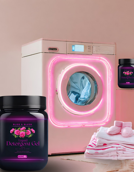Bliss & Blush Detergent gel 500 gm Rose Fragrance |  In 500Gm Powder Can Make Upto 5 LTR. Liquid