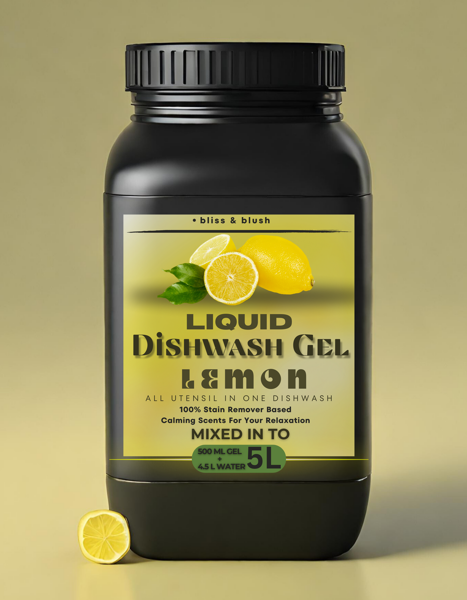 Dish Wash Liquid Gel | In 500Gm Powder Can Make Upto 5 LTR. Liquid
