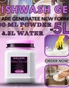 Dish Wash Gel 500gm |  In 500Gm Powder Can Make Upto 5 LTR. Rose Dish Wsah