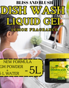 Dish Wash Liquid Gel | In 500Gm Powder Can Make Upto 5 LTR. Liquid