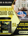 Bliss And Blush Dish Wash Gel 500-gm Lemon | In 500Gm Powder Can Make Upto 5 LTR. Dish Wash Liquid