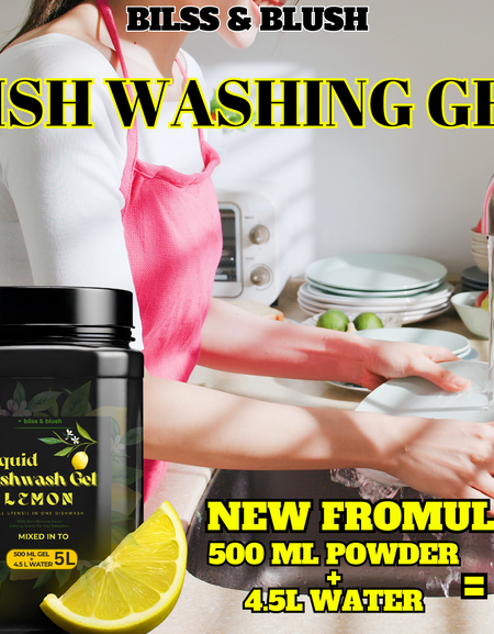 Dish Wash Liquid Gel lemon | In 500Gm Powder Can Make Upto 5 LTR Dish Wash