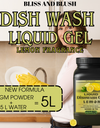 Dish Wash Liquid Gel | In 500Gm Powder Can Make Upto 5 LTR. Liquid